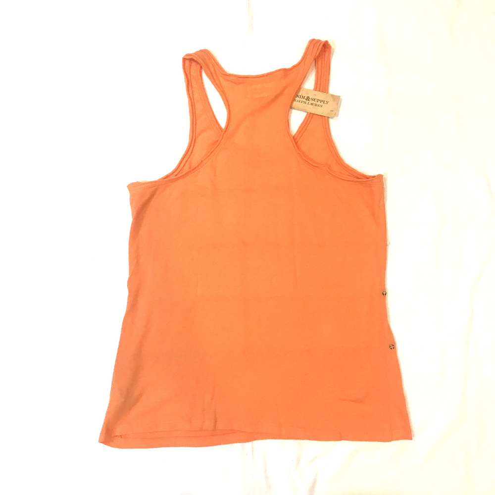 Ralph Lauren Denim & Supply Beaded Orange Tank Top - Picture 3 of 6